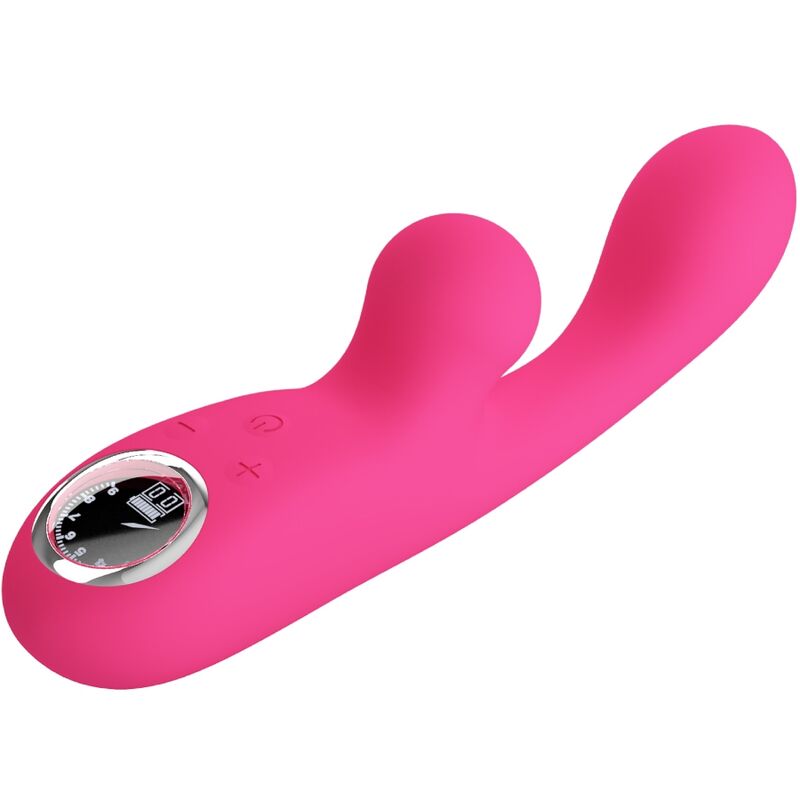 Pretty Love Skylar - Massaggiatore doppio, colore rosa - vista frontale