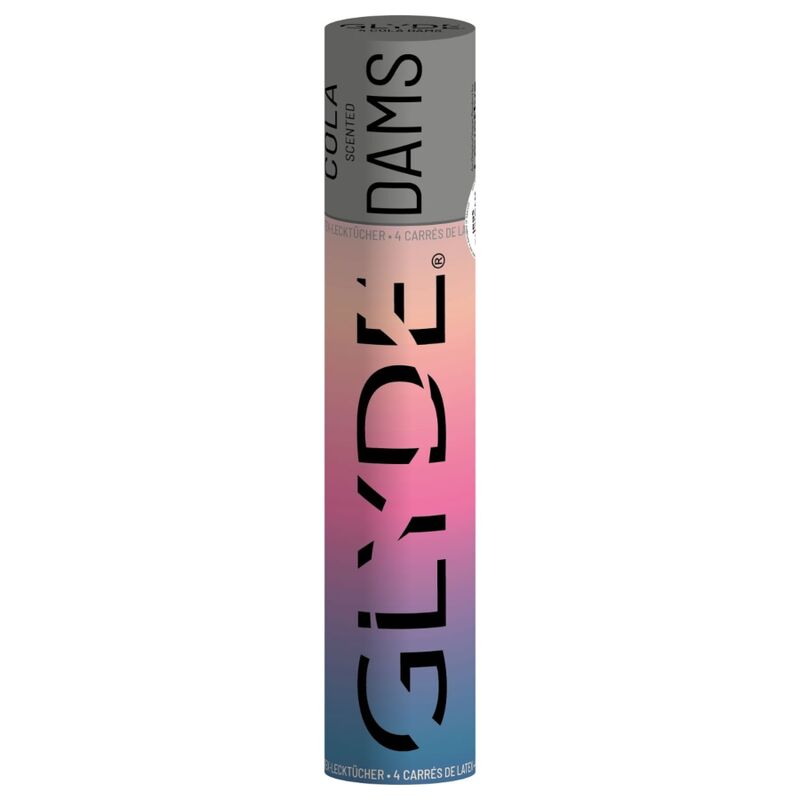 Sheer Glyde Dams Laminas Lattice Coda - Preservativi, kit da 3 - vista laterale