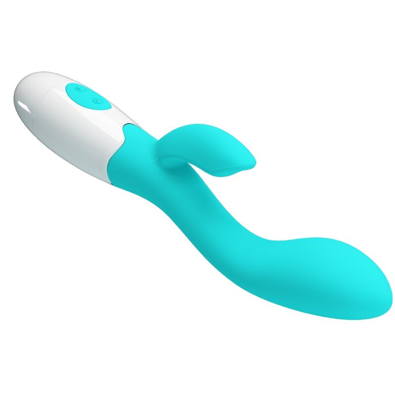 Pretty Love Brighty - Massaggiatore curvo, colore verde - nella confezione