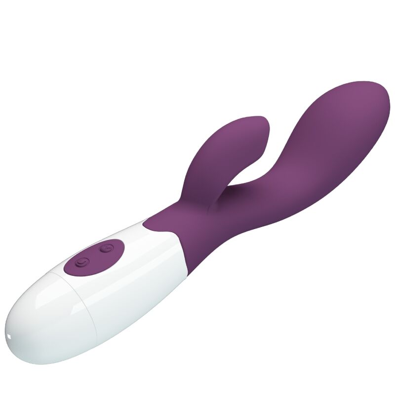 Pretty Love Brighty - Massaggiatore curvo, colore viola - nella confezione