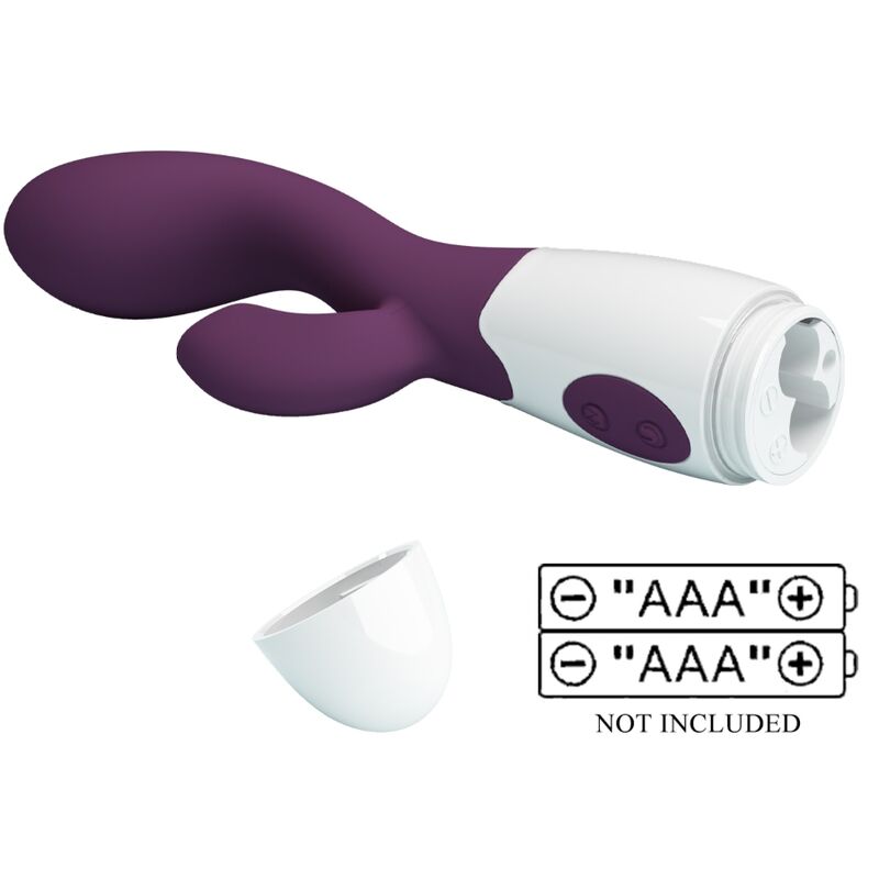 Pretty Love Brighty - Massaggiatore curvo, colore viola - dettaglio