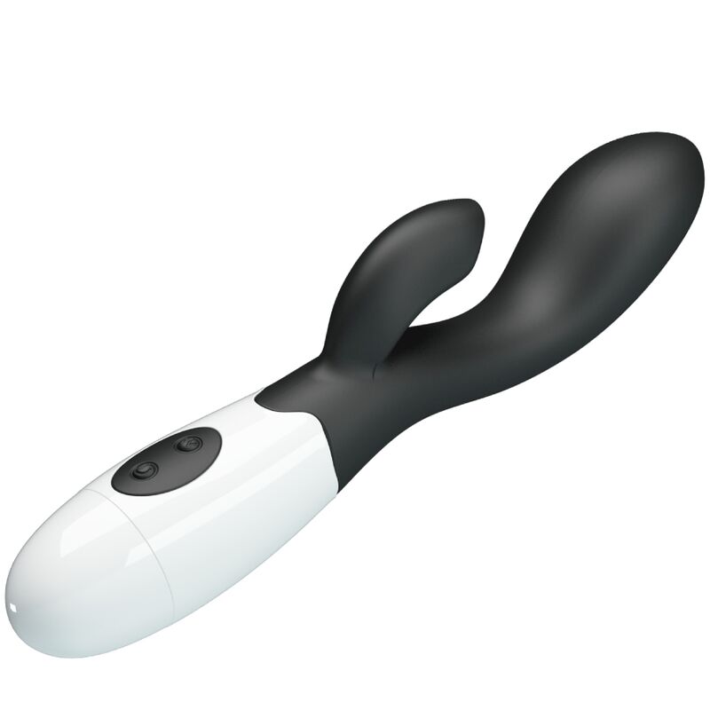 Pretty Love Brighty - Massaggiatore curvo, colore nero - nella confezione