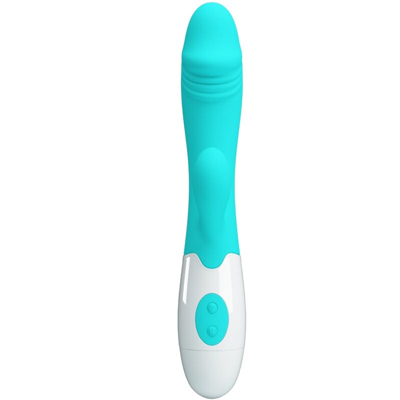 Pretty Love Snappy - Massaggiatore curvo, colore spot verde - vista laterale