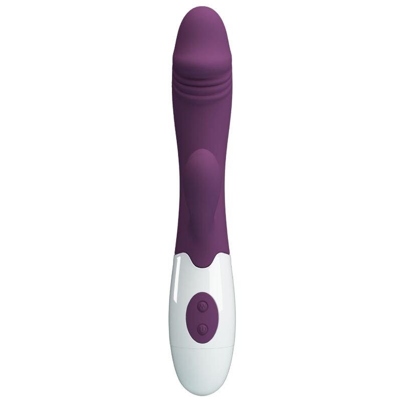 Pretty Love Snappy - Massaggiatore curvo, colore spot viola - vista laterale
