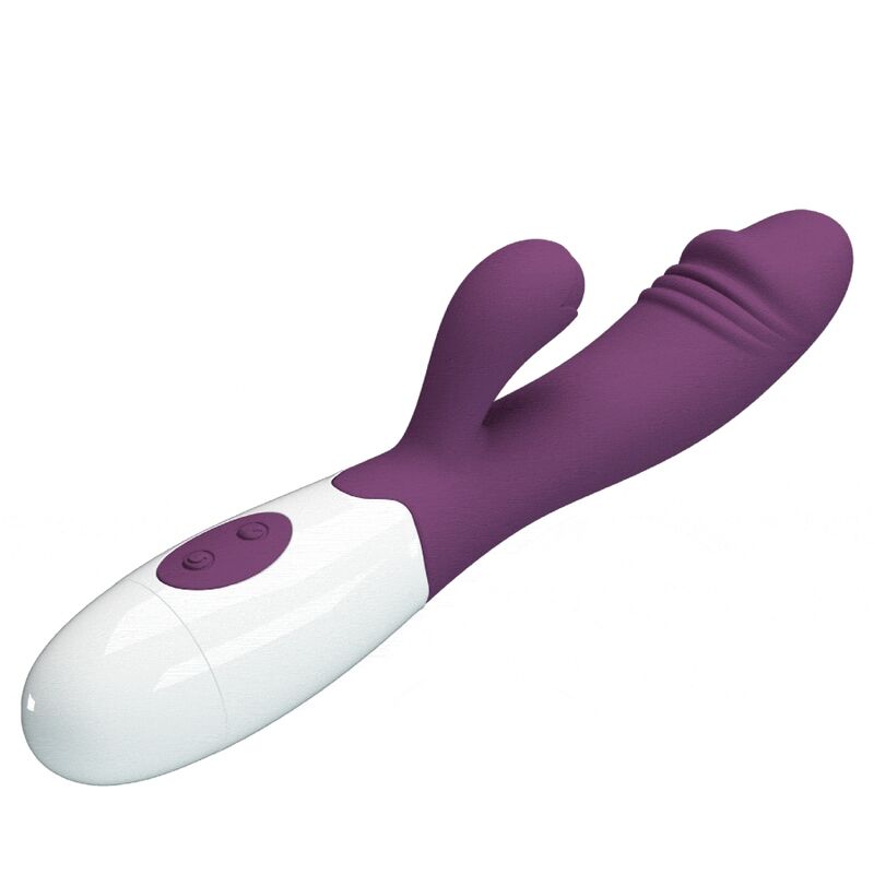 Pretty Love Snappy - Massaggiatore curvo, colore spot viola - nella confezione