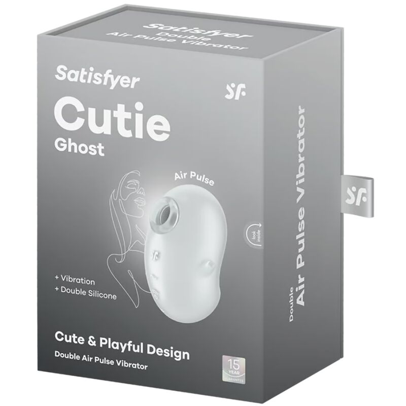 Satisfyer Cutie Ghost - Massaggiatore esterno - in mano per le dimensioni