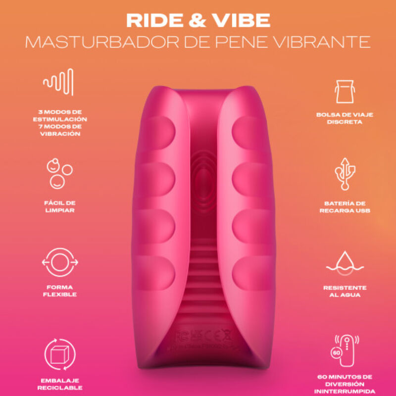 Durex Toy Ride Vibe - Dispositivo per uomo - vista laterale