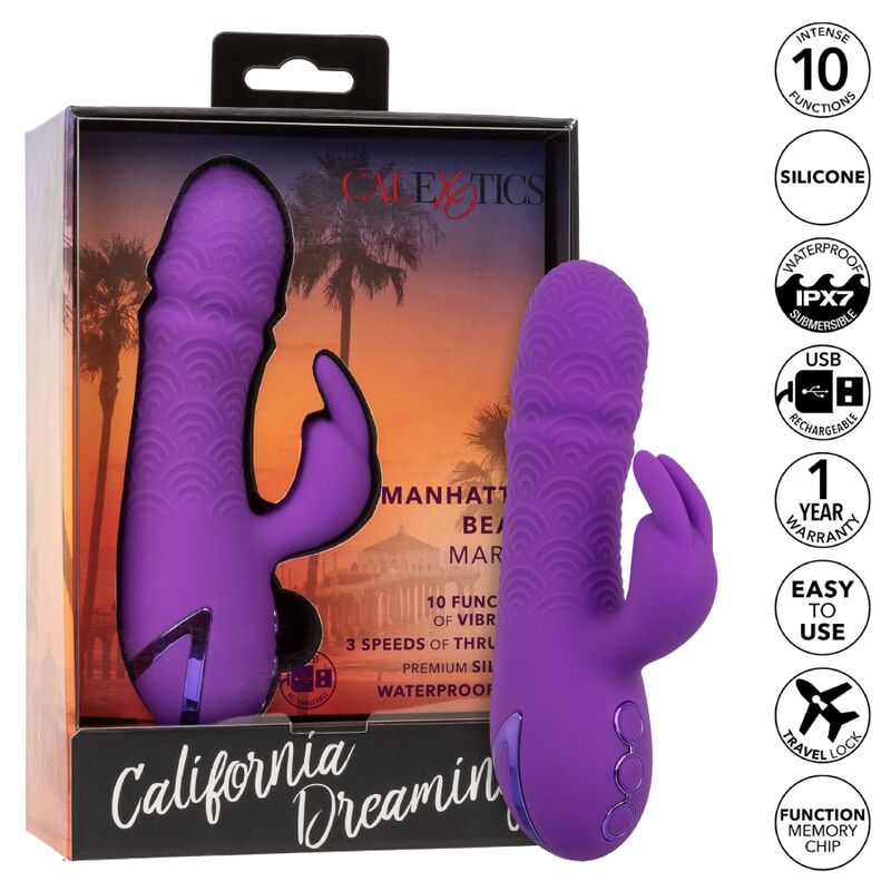 Calexotics Manhattan Beach Marvel - Massaggiatore doppio - dettaglio