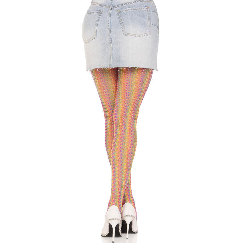 Leg Avenue All'uncinetto Multicolore - Lingerie - vista laterale