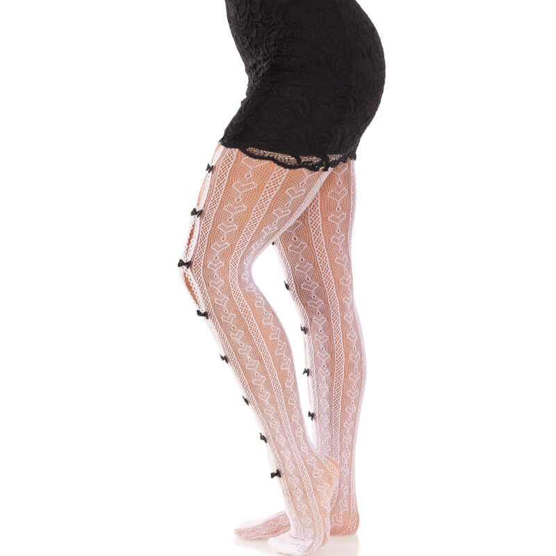 Leg Avenue Aperture Cuore - Lingerie, colore bianco - dettaglio