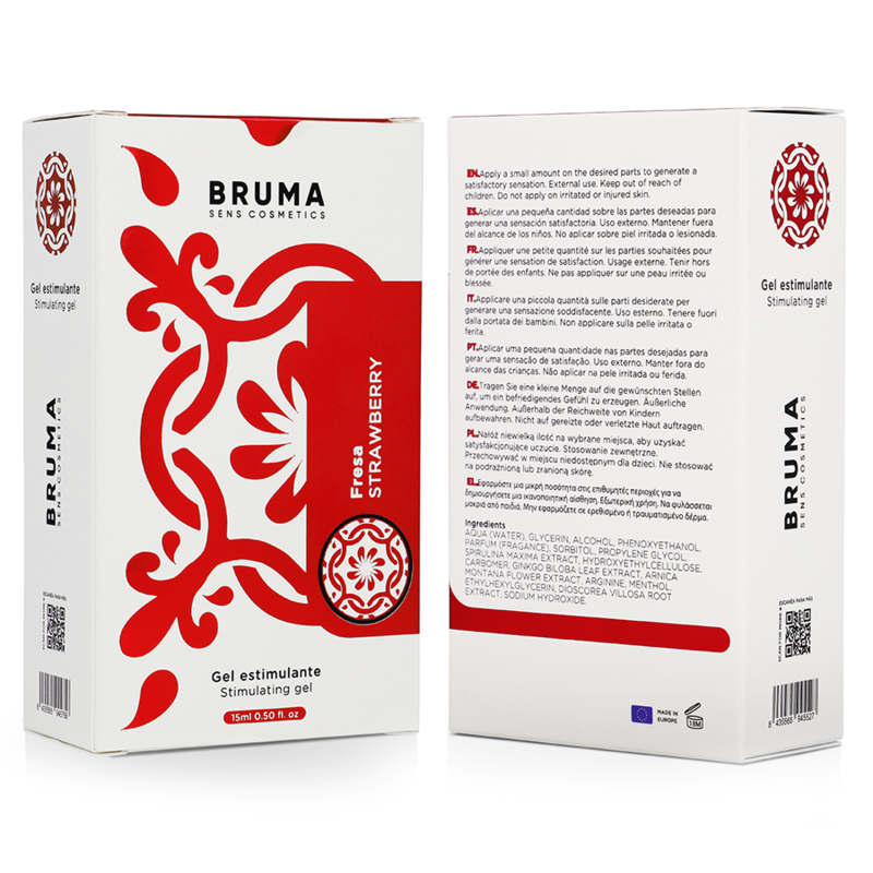 Bruma Balsamo Intensificante - Accessorio intimo, colore fragola - vista frontale