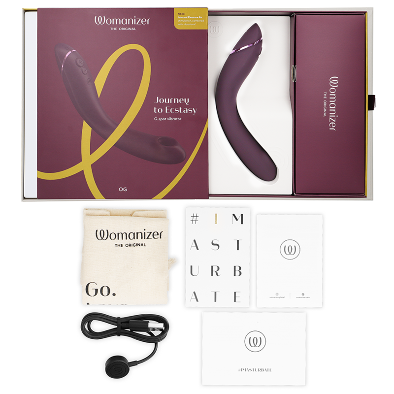 Womanizer OG Melanzana - Massaggiatore ad aria pulsata - retro