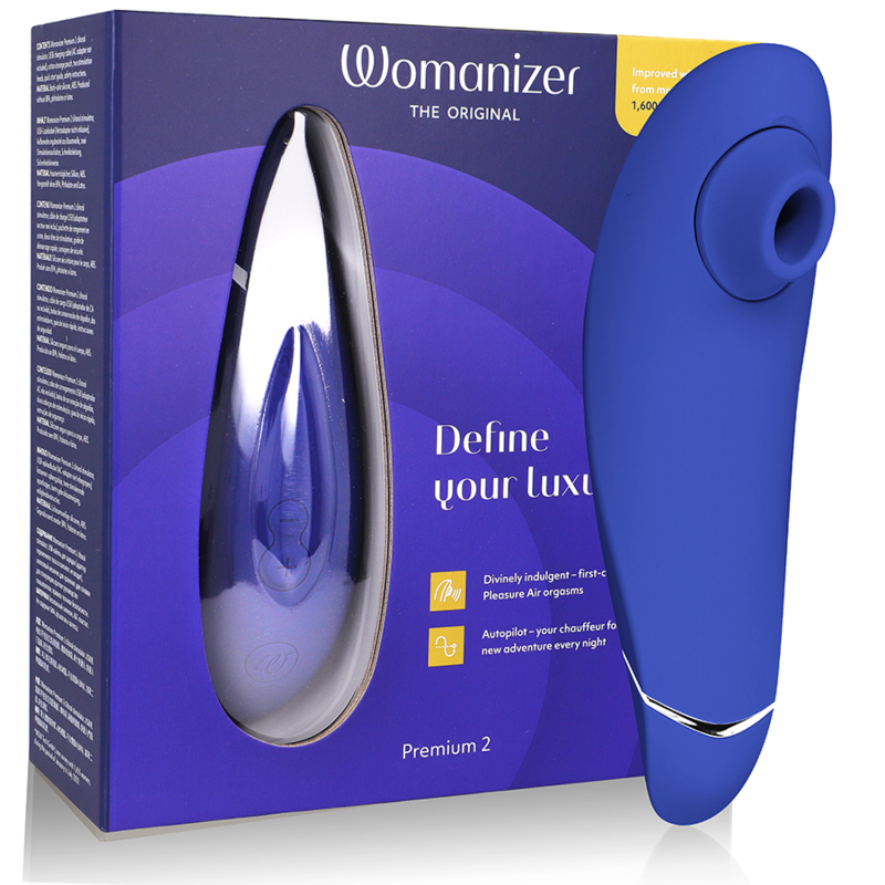 Womanizer Premium 2 - Massaggiatore ad aria pulsata, colore mirtillo