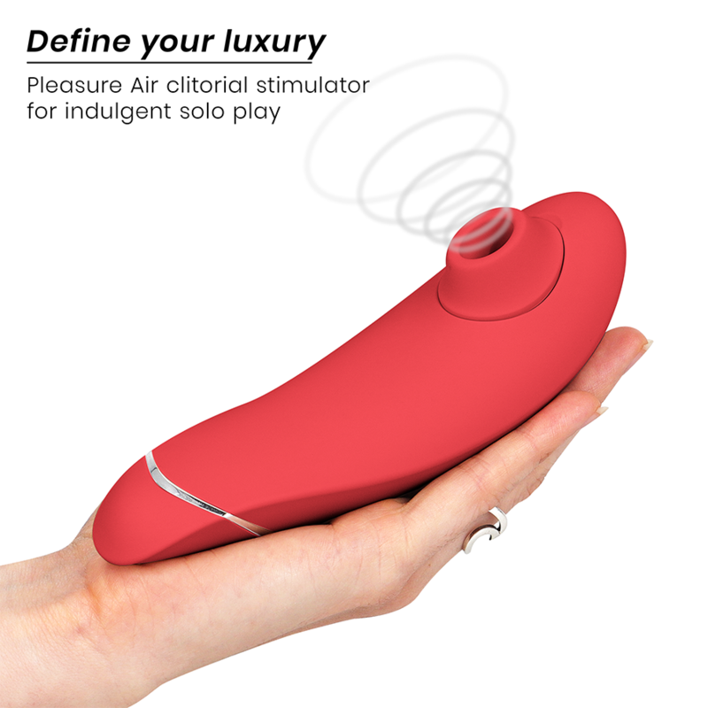 Womanizer Premium 2 - Massaggiatore ad aria pulsata, colore lampone - dettaglio