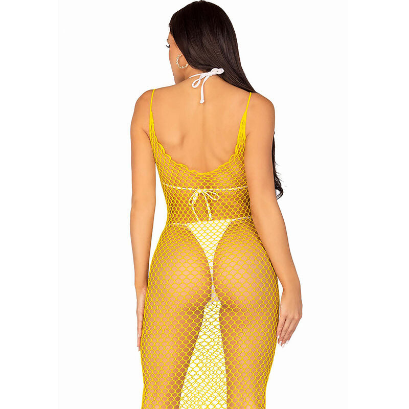 Leg Avenue Abito Lungo - Lingerie, colore giallo - dettaglio