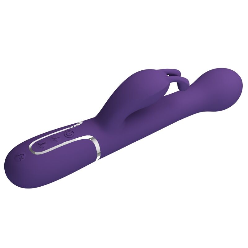 Pretty Love Dejon - Massaggiatore doppio, colore viola - nella confezione