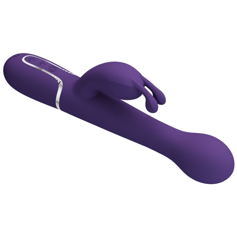 Pretty Love Dejon - Massaggiatore doppio, colore viola - vista frontale