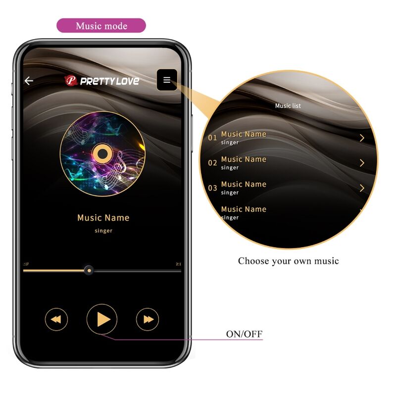 Pretty Love Hector - Massaggiatore con app - nella confezione