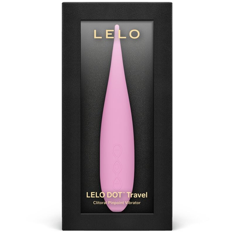 LELO Dot Travel - Massaggiatore esterno, colore rosa - vista laterale