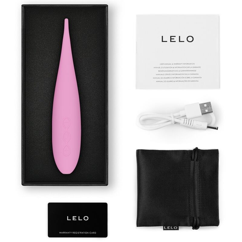 LELO Dot Travel - Massaggiatore esterno, colore rosa - nella confezione