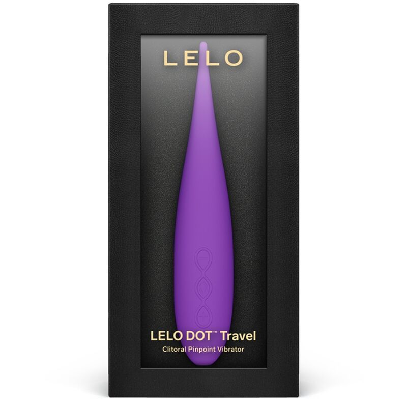 LELO Dot Travel - Massaggiatore esterno, colore viola - vista laterale