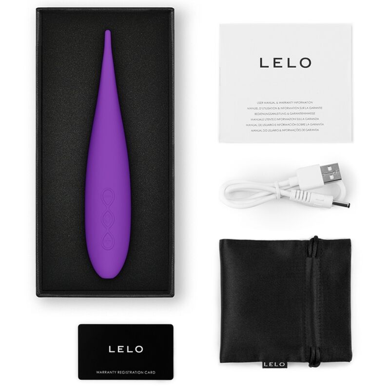 LELO Dot Travel - Massaggiatore esterno, colore viola - nella confezione