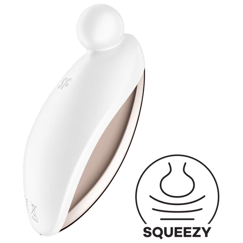 Satisfyer Spot ON 2 - Massaggiatore esterno, colore bianco