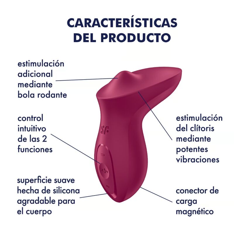 Satisfyer Eccitante - Massaggiatore esterno - nella confezione