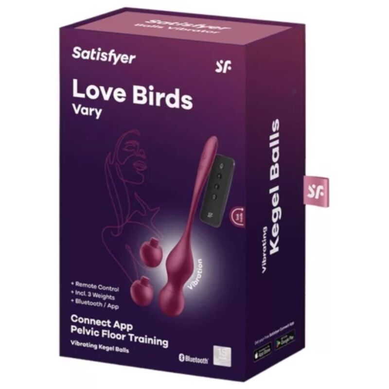 Satisfyer Love Birds Vary Sfere Vibranti - Palline Kegel - in mano per le dimensioni