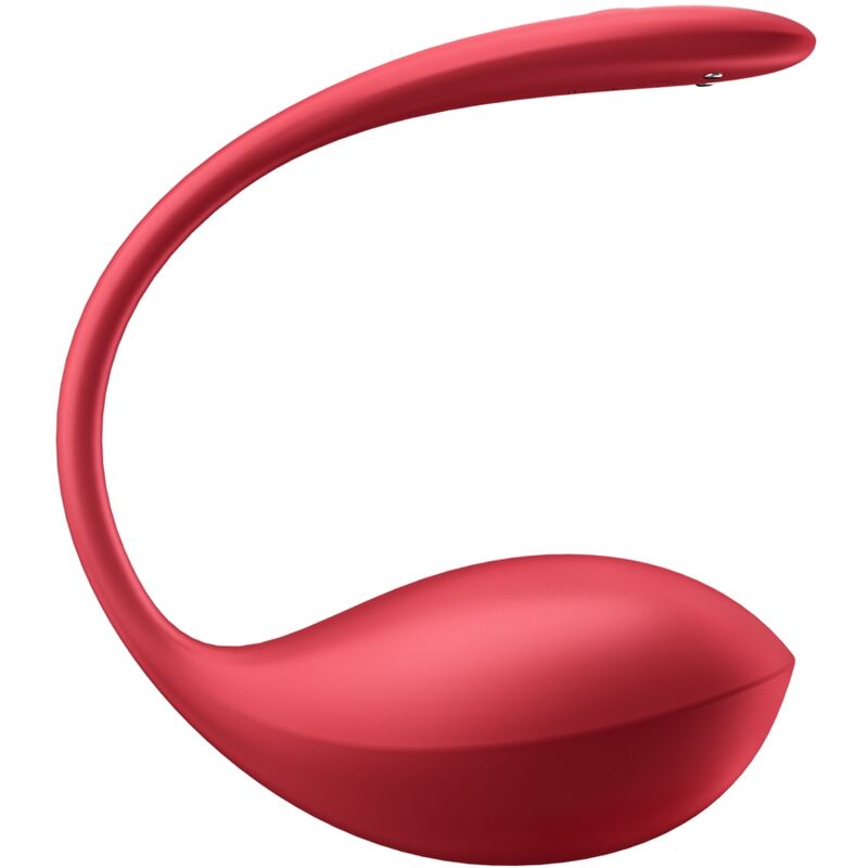 Satisfyer Shiny Petal - Massaggiatore con app - vista laterale