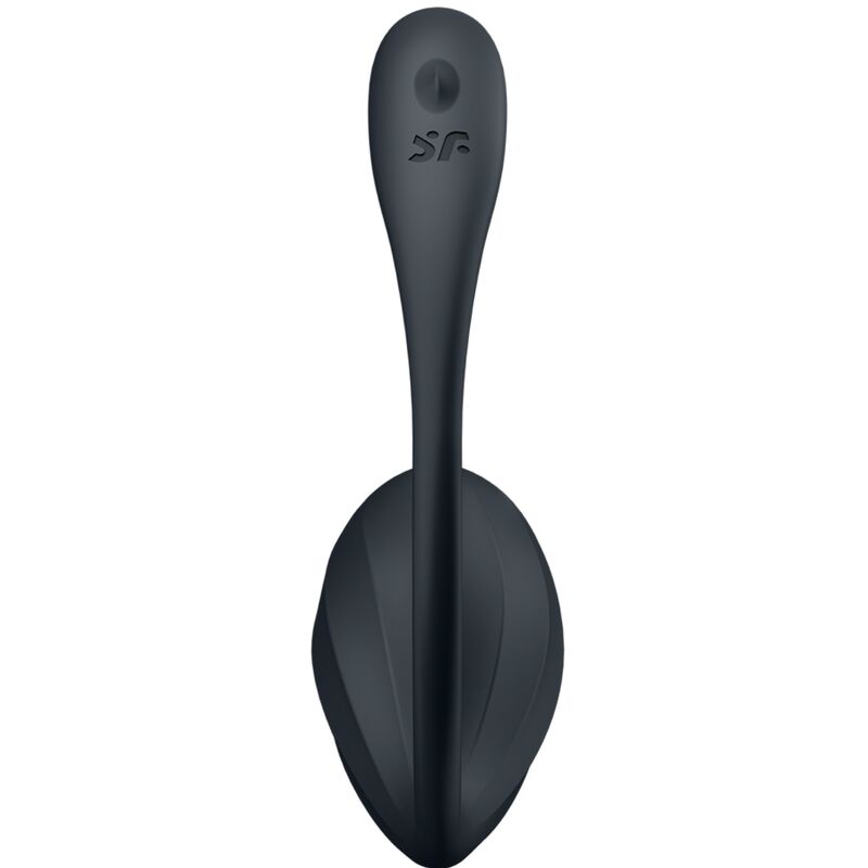 Satisfyer Ribbed Petal - Massaggiatore con app, colore nero gratuita - dettaglio
