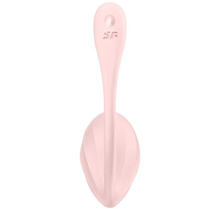 Satisfyer Ribbed Petal - Massaggiatore con app, colore standard - vista laterale