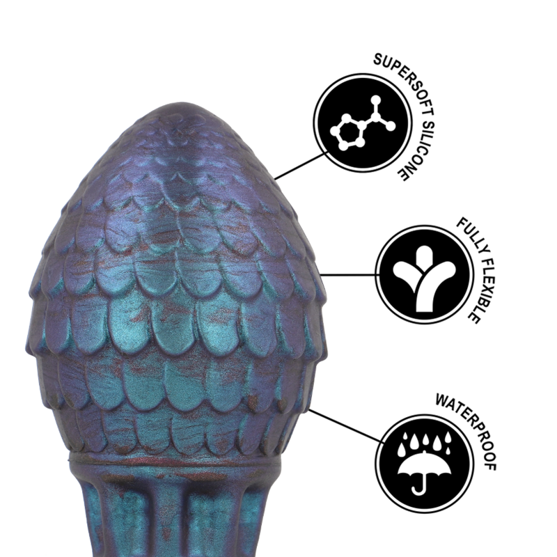 Epic Vrakos Plug Dragon Egg - Accessorio intimo - in mano per le dimensioni