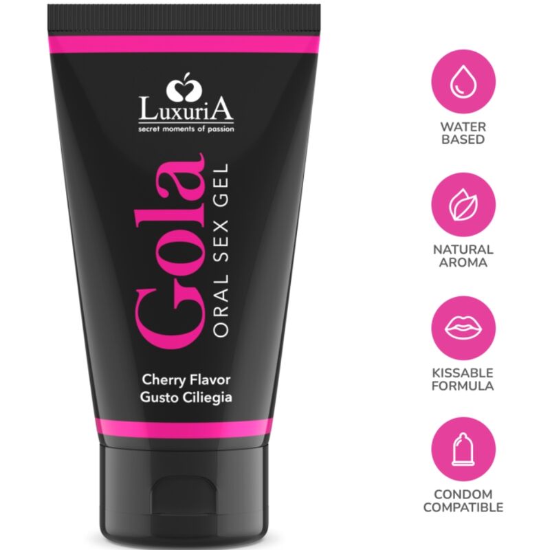Intimateline Luxuria Gel - Accessorio intimo, colore ciliegia - dettaglio
