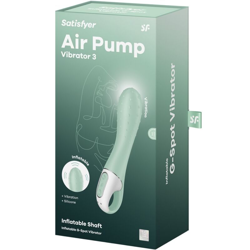 Satisfyer Air Pump 3 - Massaggiatore curvo - retro