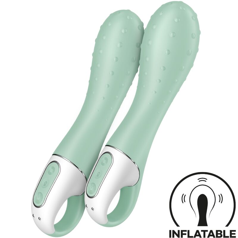 Satisfyer Air Pump 3 - Massaggiatore curvo - vista laterale