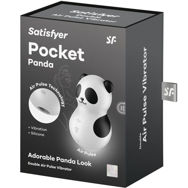 Satisfyer Pocket Panda - Massaggiatore ad aria pulsata - vista frontale