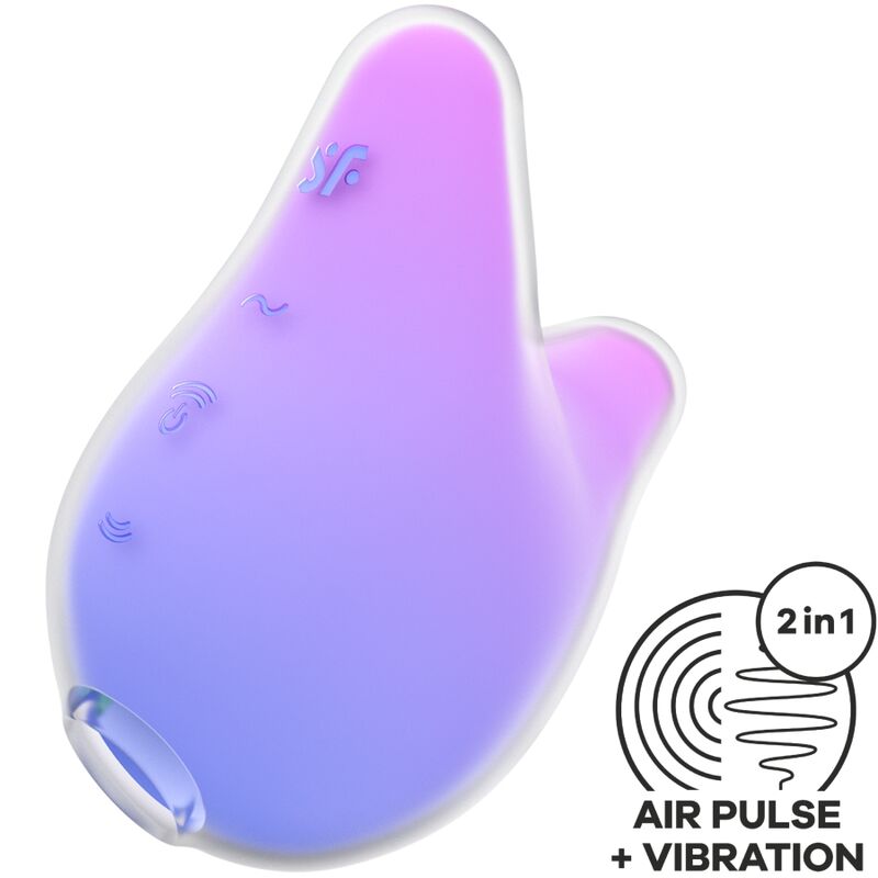 Satisfyer Mermaid Vibes - Massaggiatore ad aria pulsata, colore viola