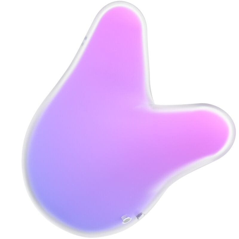 Satisfyer Mermaid Vibes - Massaggiatore ad aria pulsata, colore viola - in mano per le dimensioni