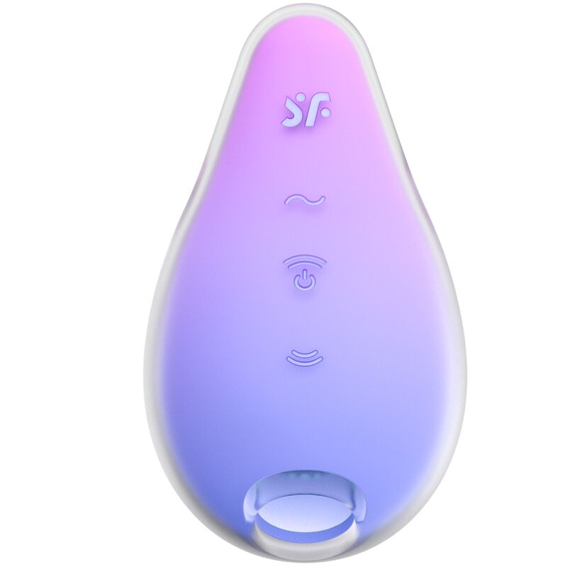 Satisfyer Mermaid Vibes - Massaggiatore ad aria pulsata, colore viola - vista laterale