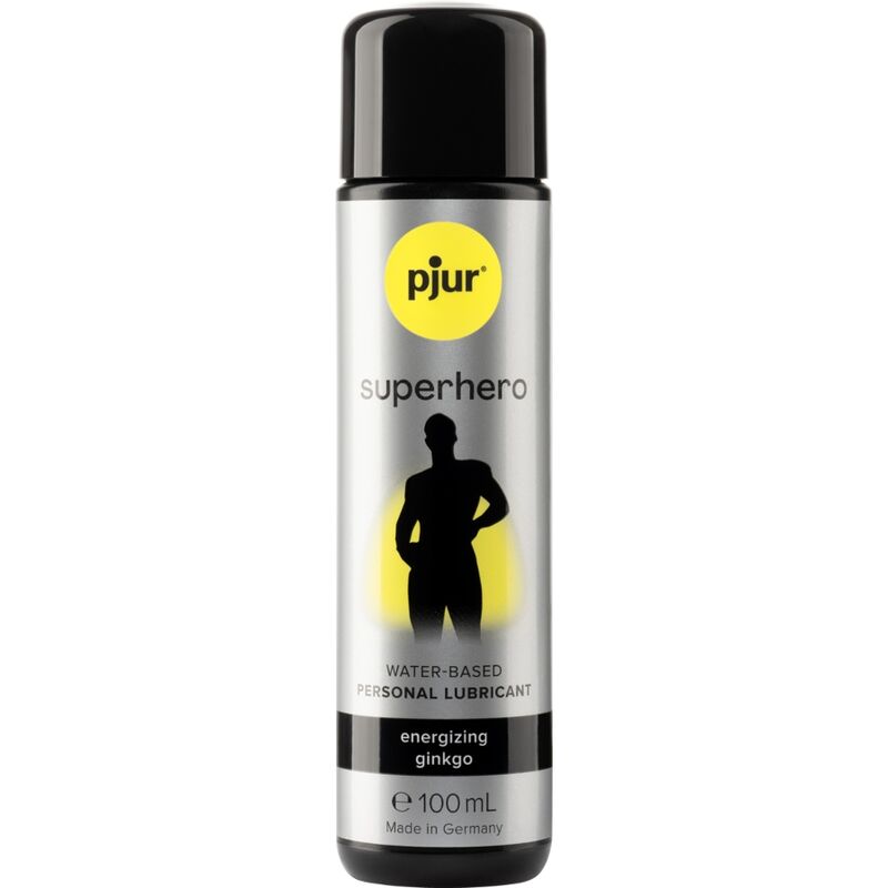 Pjur Energizzante Supereroe Ginkgo 100 ml - Lubrificante, kit da 3