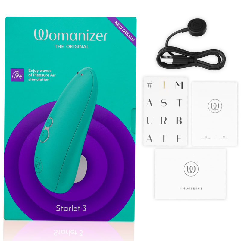 Womanizer Starlet 3 - Massaggiatore, colore turchese - retro