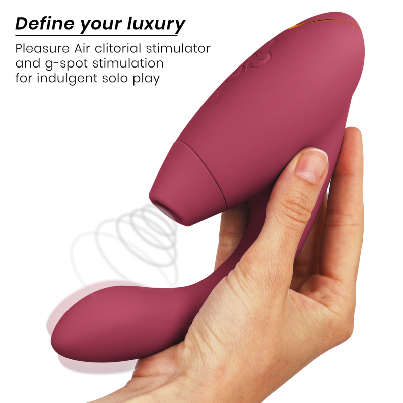 Womanizer Duo 2 - Massaggiatore ad aria pulsata, colore bordeaux - dettaglio