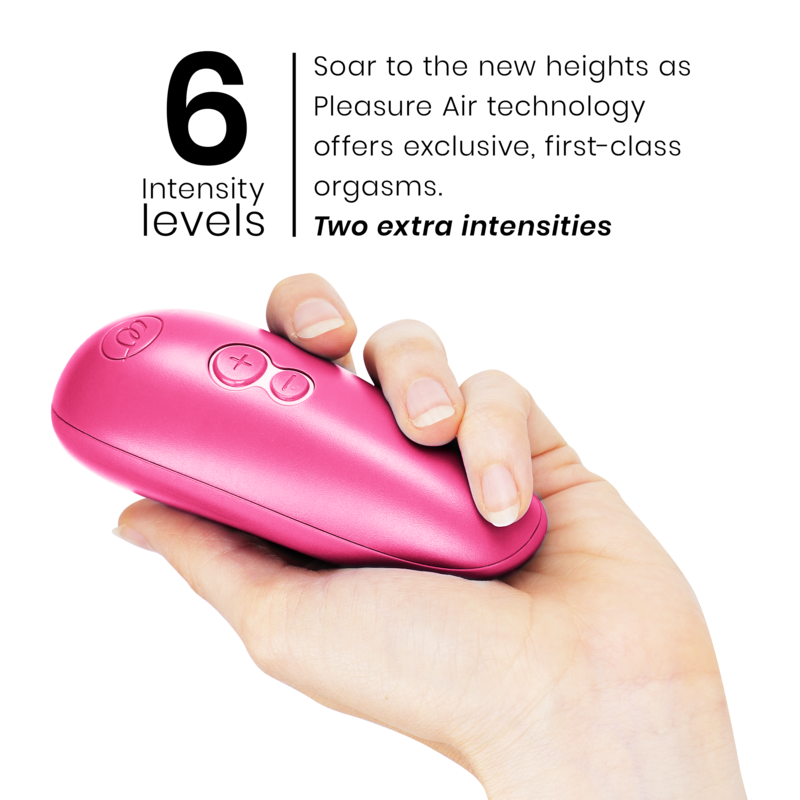 Womanizer Starlet 3 - Massaggiatore, colore rosa - in mano per le dimensioni