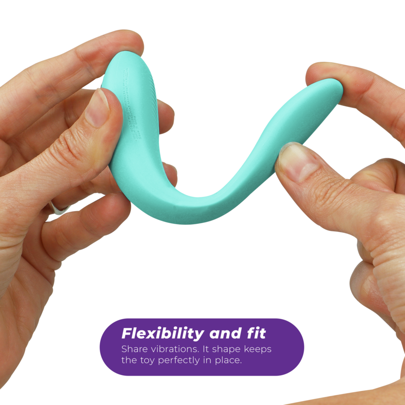 We-Vibe Sync Lite - Massaggiatore esterno, colore turchese - nella confezione