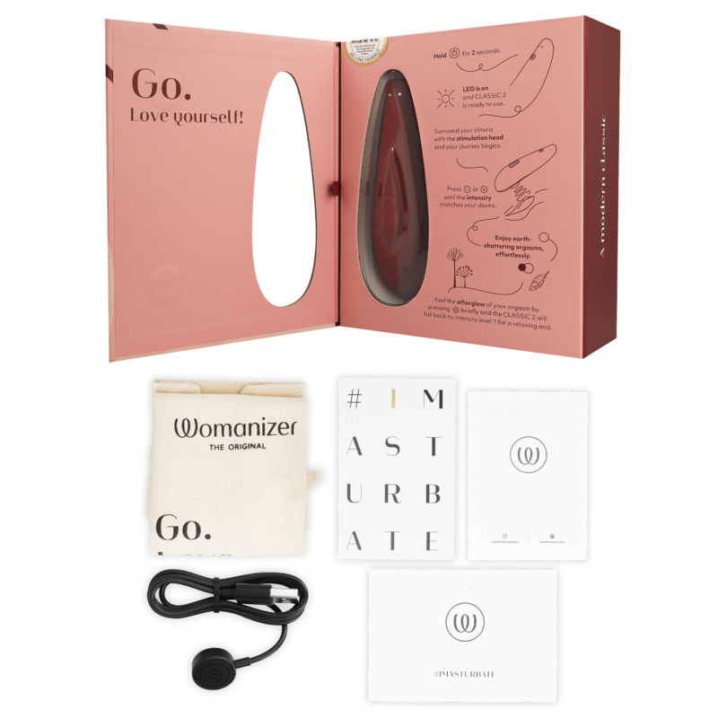 Womanizer Classic 2 - Massaggiatore ad aria pulsata - vista frontale