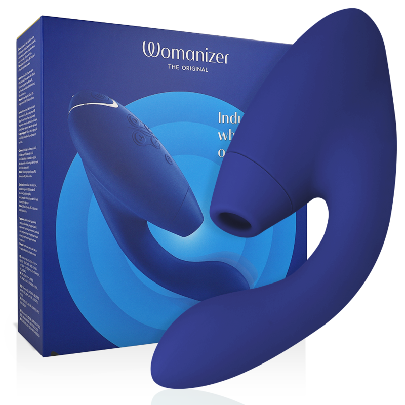 Womanizer Duo 2 - Massaggiatore ad aria pulsata, colore blu