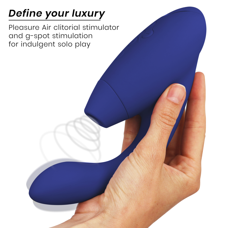 Womanizer Duo 2 - Massaggiatore ad aria pulsata, colore blu - nella confezione