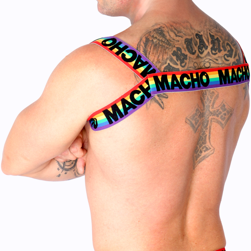 Macho Pettorina Romana Gialla - Accessorio intimo, colore multicolore - vista frontale
