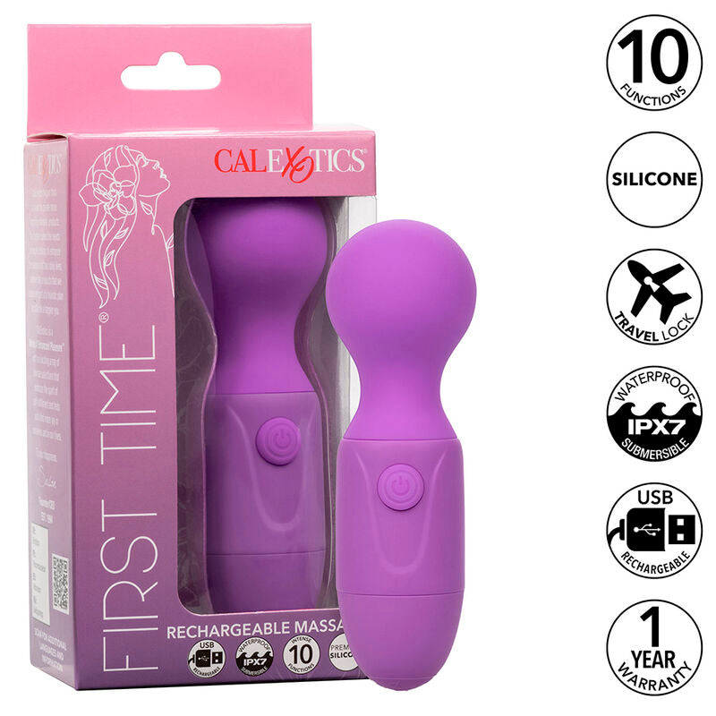 Calexotics First Time - Massaggiatore wand, colore 10 viola